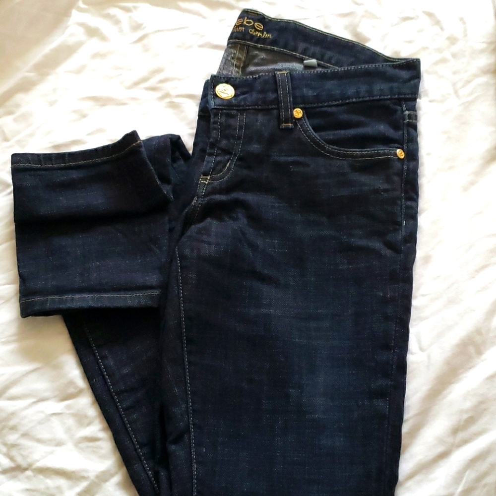 Dark blue premium denim BeBe jean